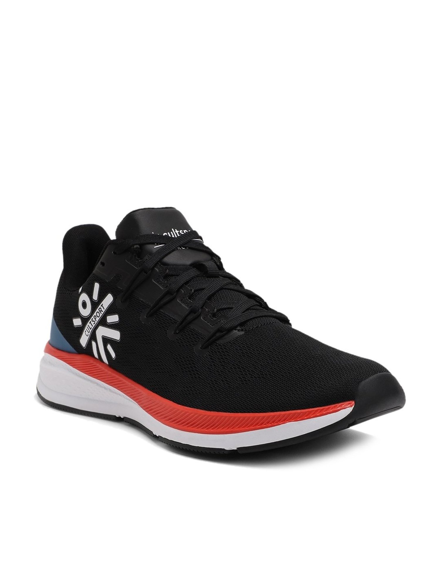 Cultsport Men's Firebird Black Running Shoes