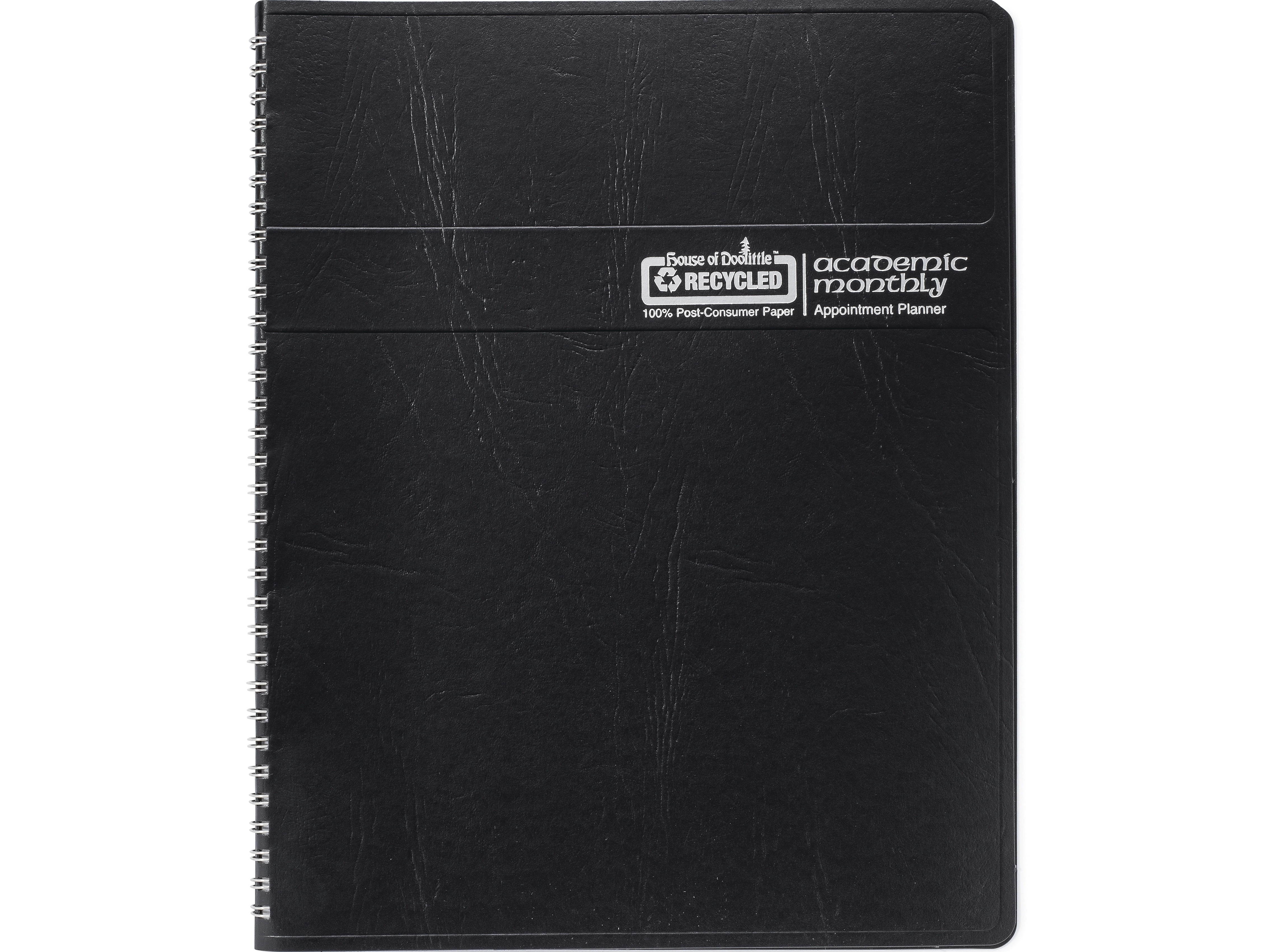 House of Doolittle 2021-2022 8.5" x 11" Academic Planner Black 26502-22
