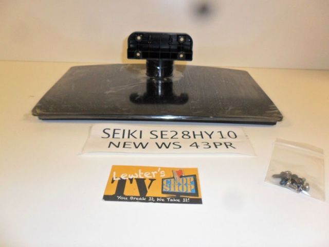 NEW Seiki SE28HY10 TV Stand Great Condition With Screws 43PR