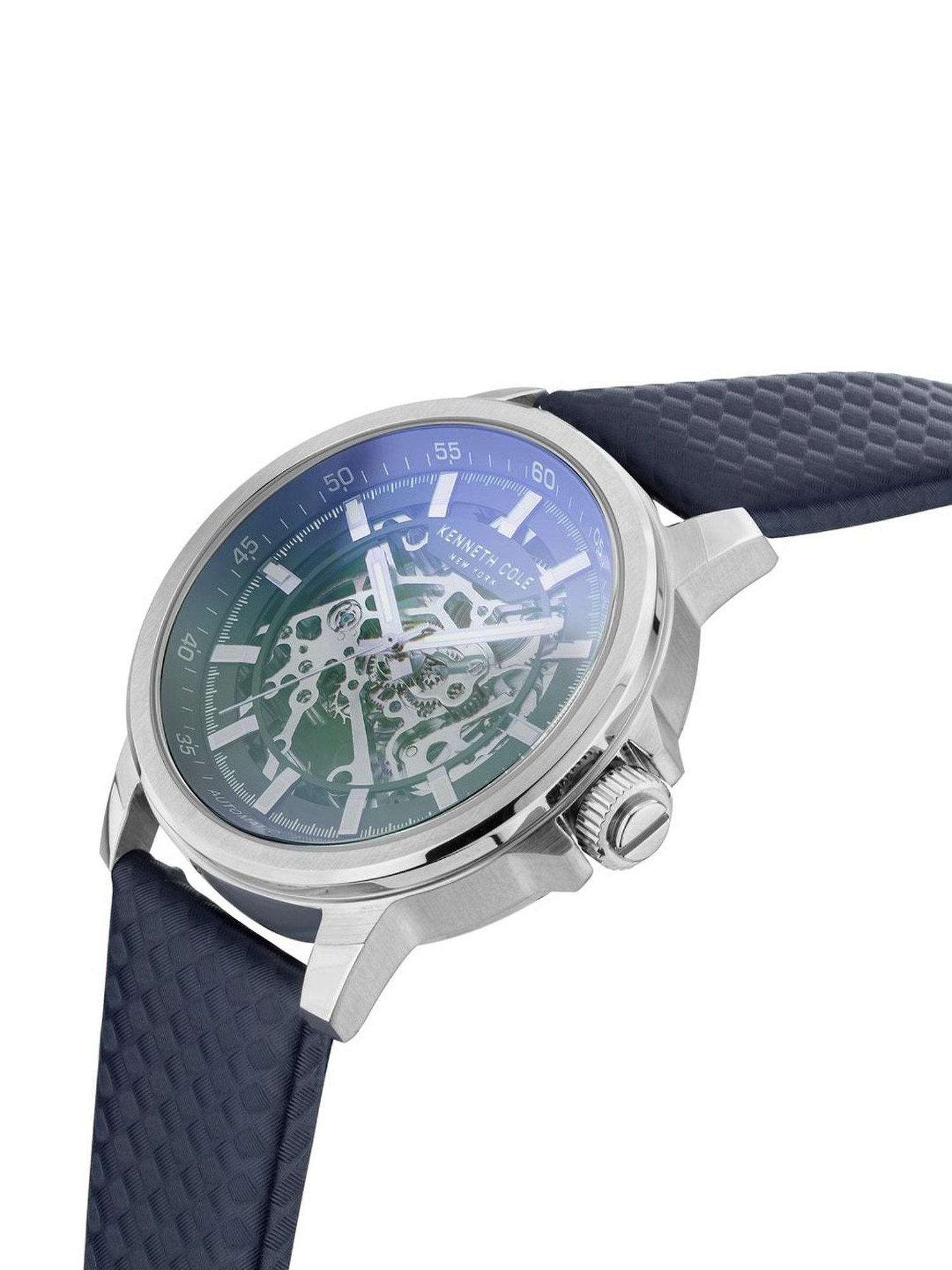 Kenneth Cole NDKCWGL2104101MN Analog Watch for Men with Leather Strap