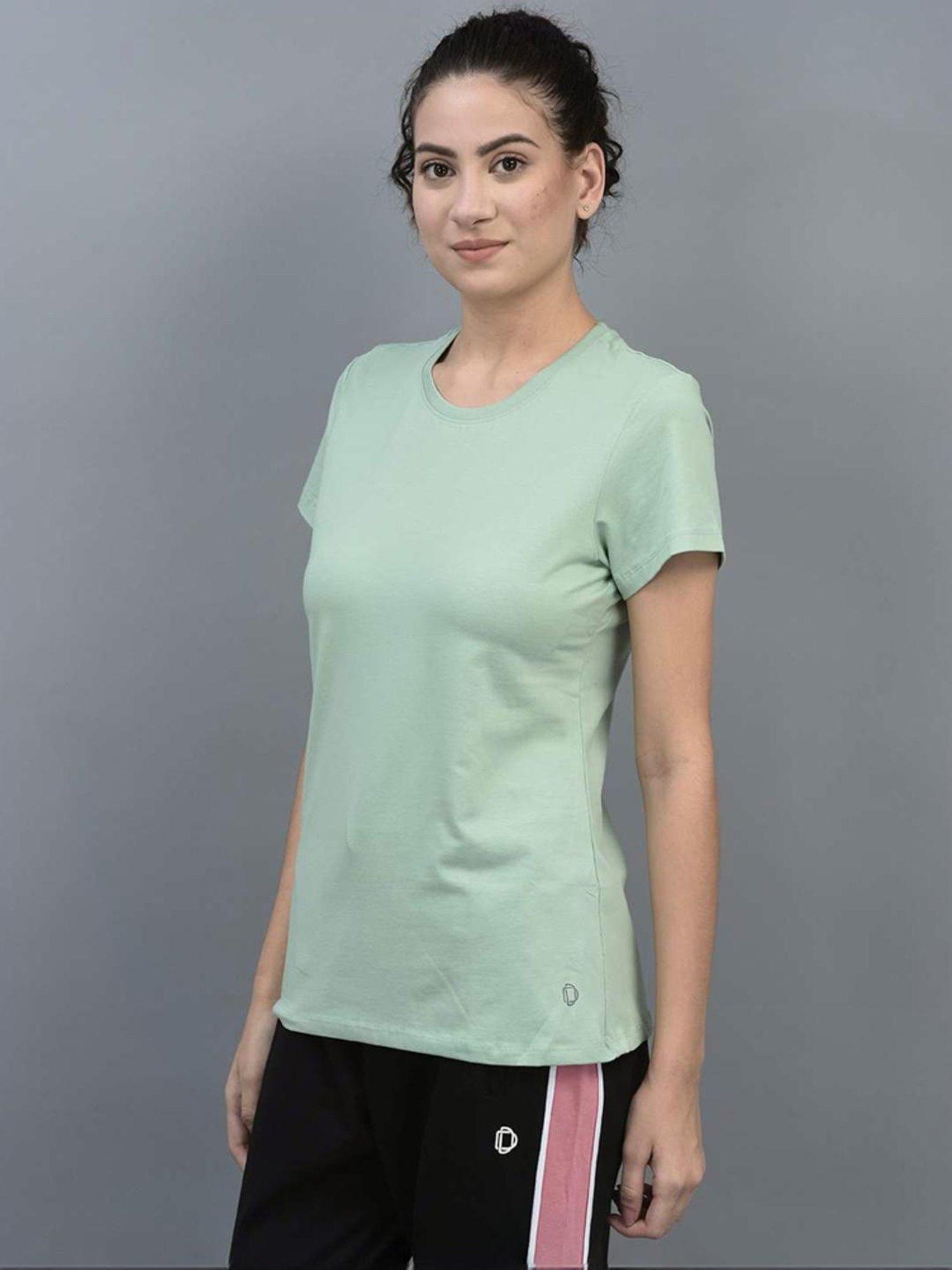 Dollar Green Cotton Sports T-Shirt