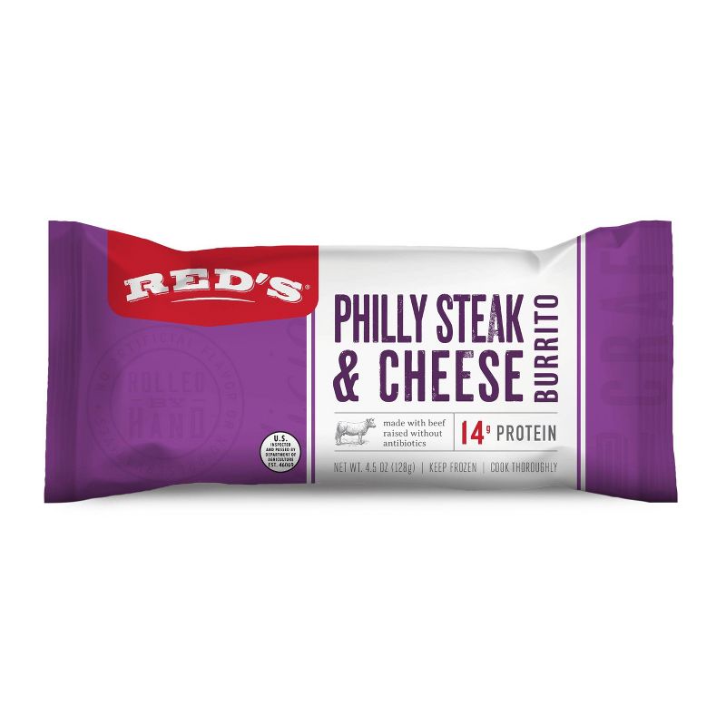 Red's Philly Steak & Cheese Burrito - 4.5oz