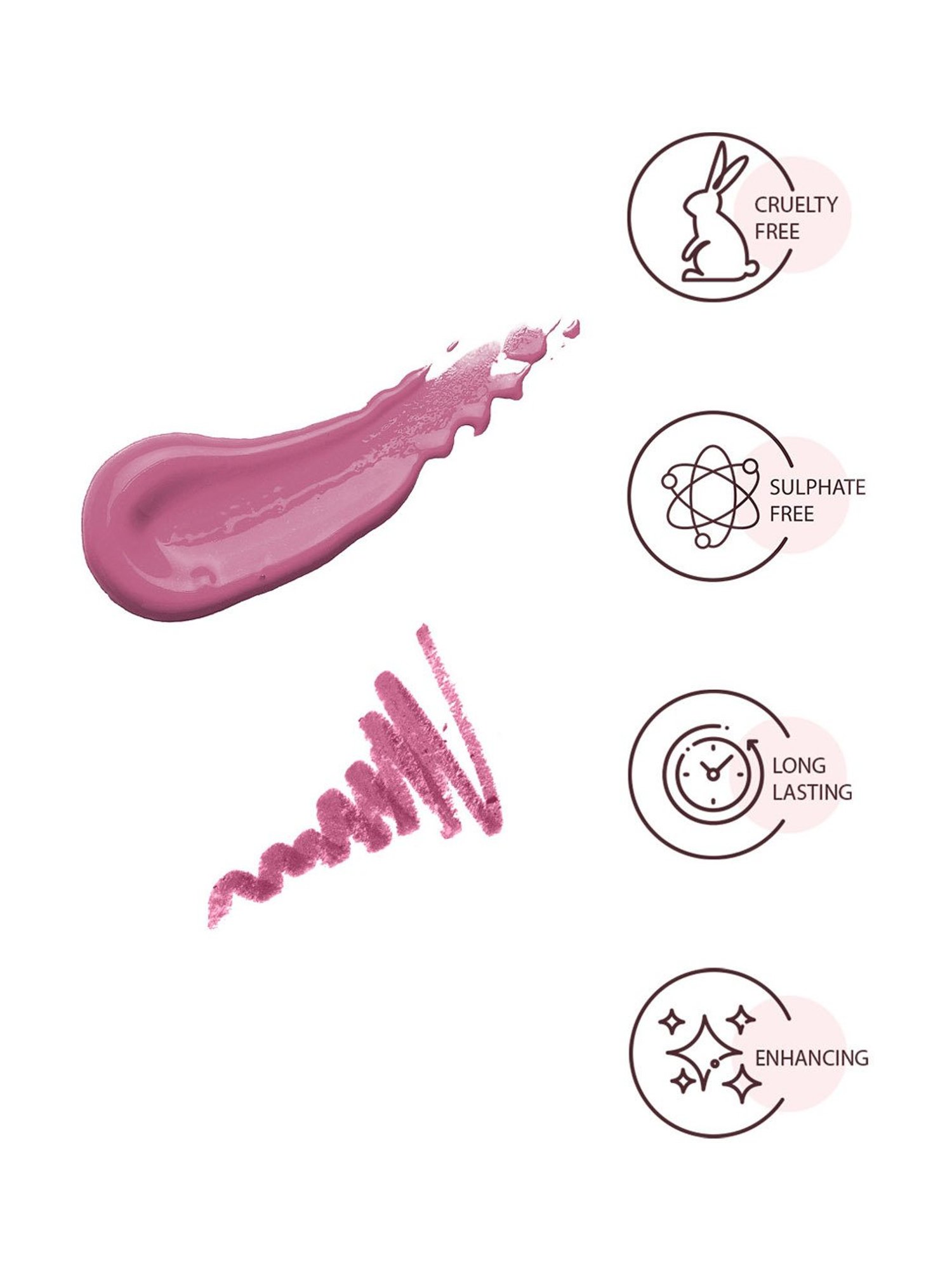 StarStruck By Sunny Leone Liquid Lip Color & Lip Liner Sugar Plum