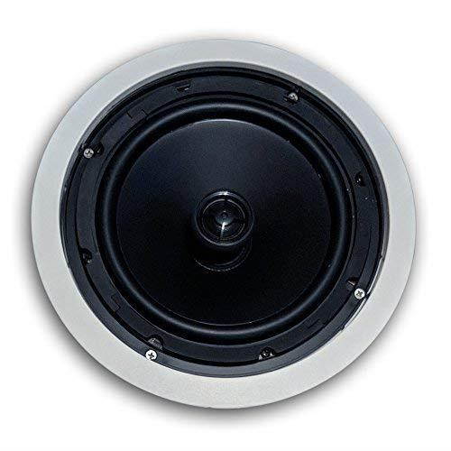 CT Sounds in-Ceiling Surround Sound 8 Inch 2-Way Home Audio Weatherproof Speaker (1 Speaker)