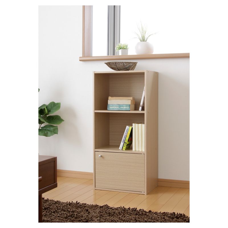 IRIS Tachi Series Modular Wood Stacking Storage Drawer Box Cabinet Cube, Gray