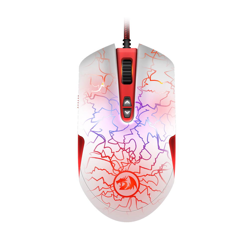 Funtech M701 USB Wired Gaming Mouse 3500DPI Adjustable 7 Programmable Buttons Optical Computer Mouse for Gamer
