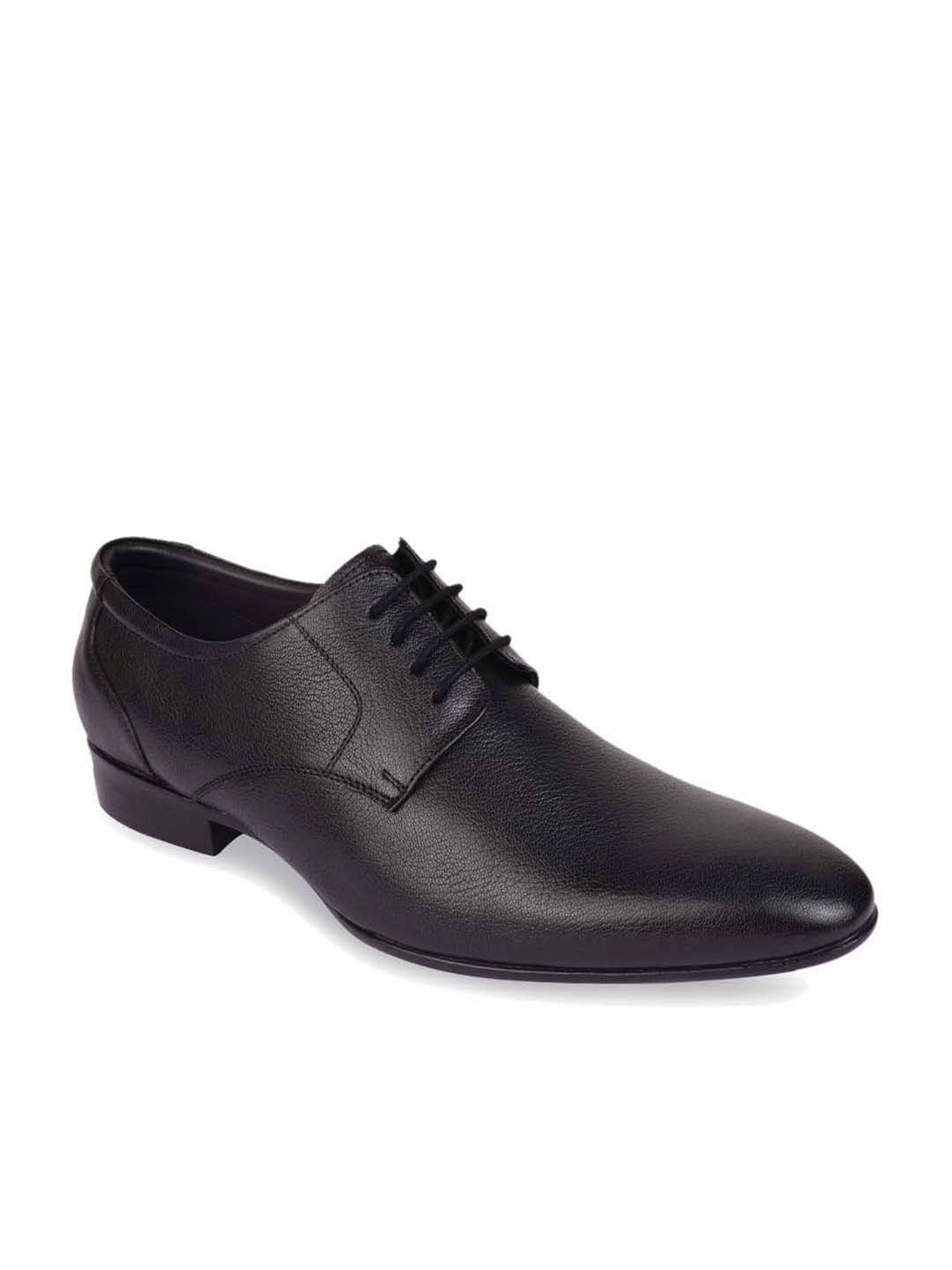 Regal Men's Black Derby Shoes