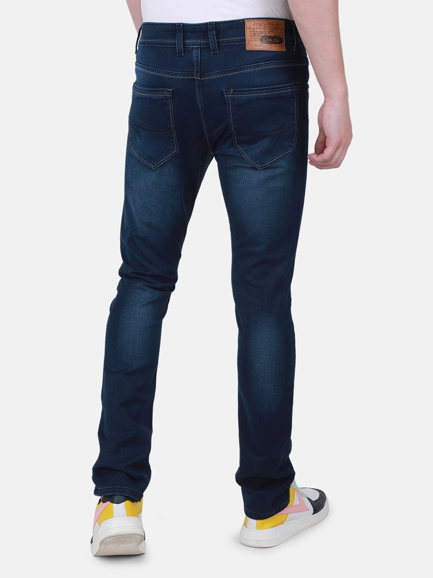 American Eagle Blue Cotton Regular Fit Jeans