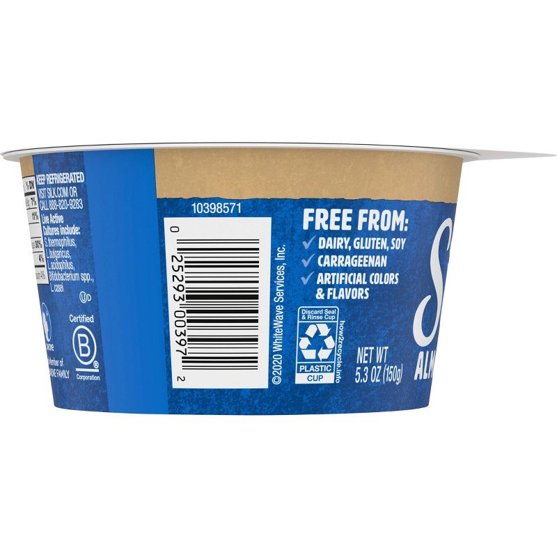 Silk Dairy-Free Vanilla Almond Yogurt - 5.3oz