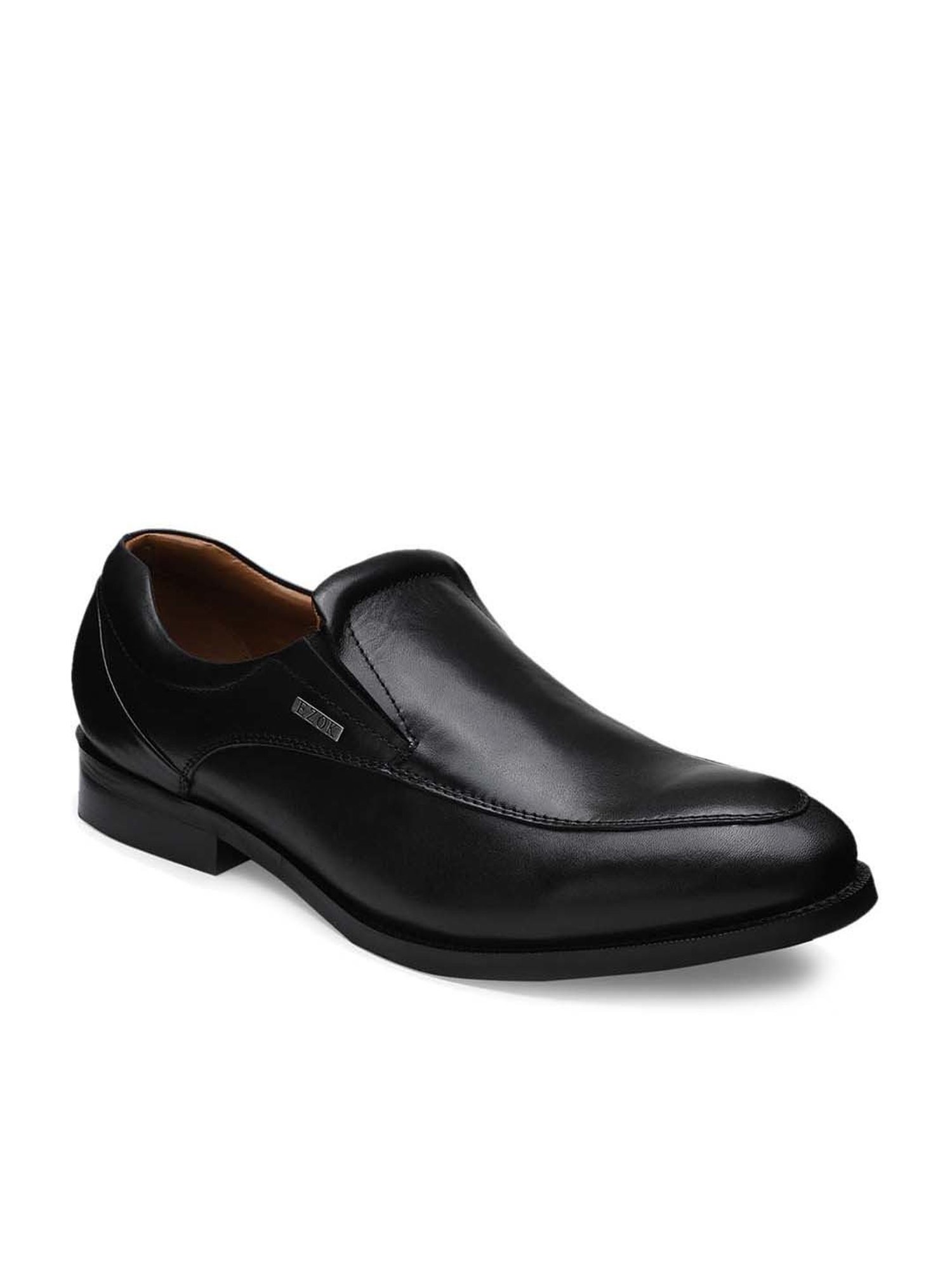 EZOK Men's Black Formal Loafers
