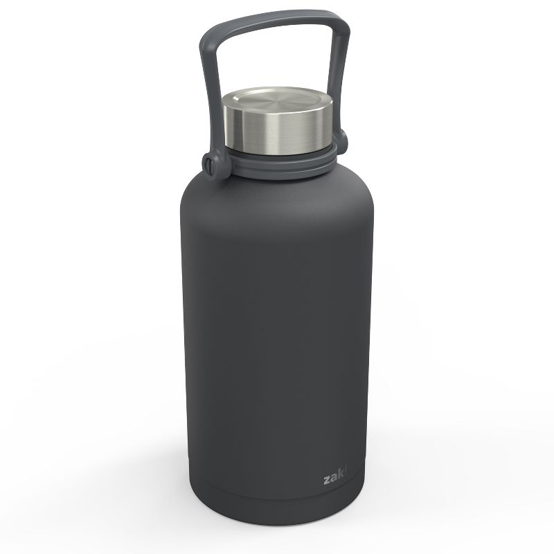 Zak Designs! 64oz Double Wall Stainless Steel Growler - Dark Gray