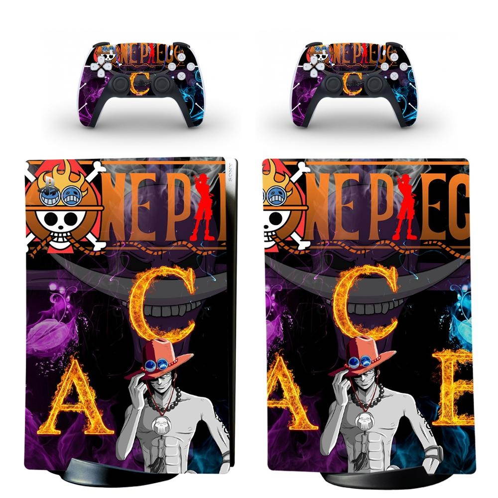 One Piece Luffy PS5 Digital Edition Skin Sticker for PlayStation 5 Console and Controllers PS5 Skin Sticker Decal