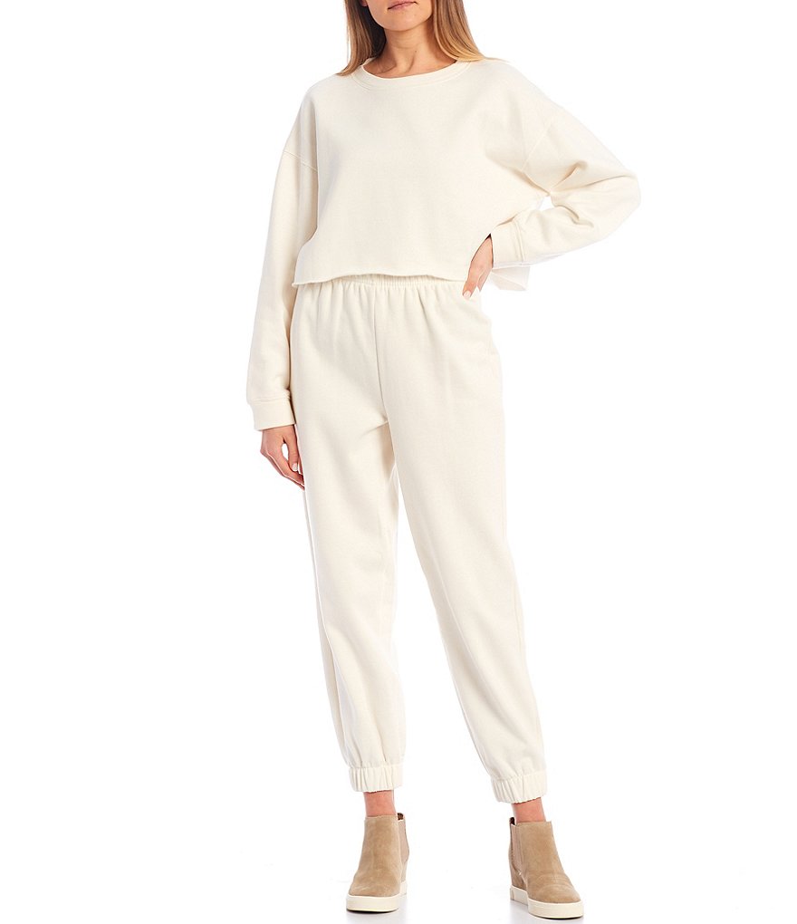 GB Coordinating Knit Cropped Sweatshirt