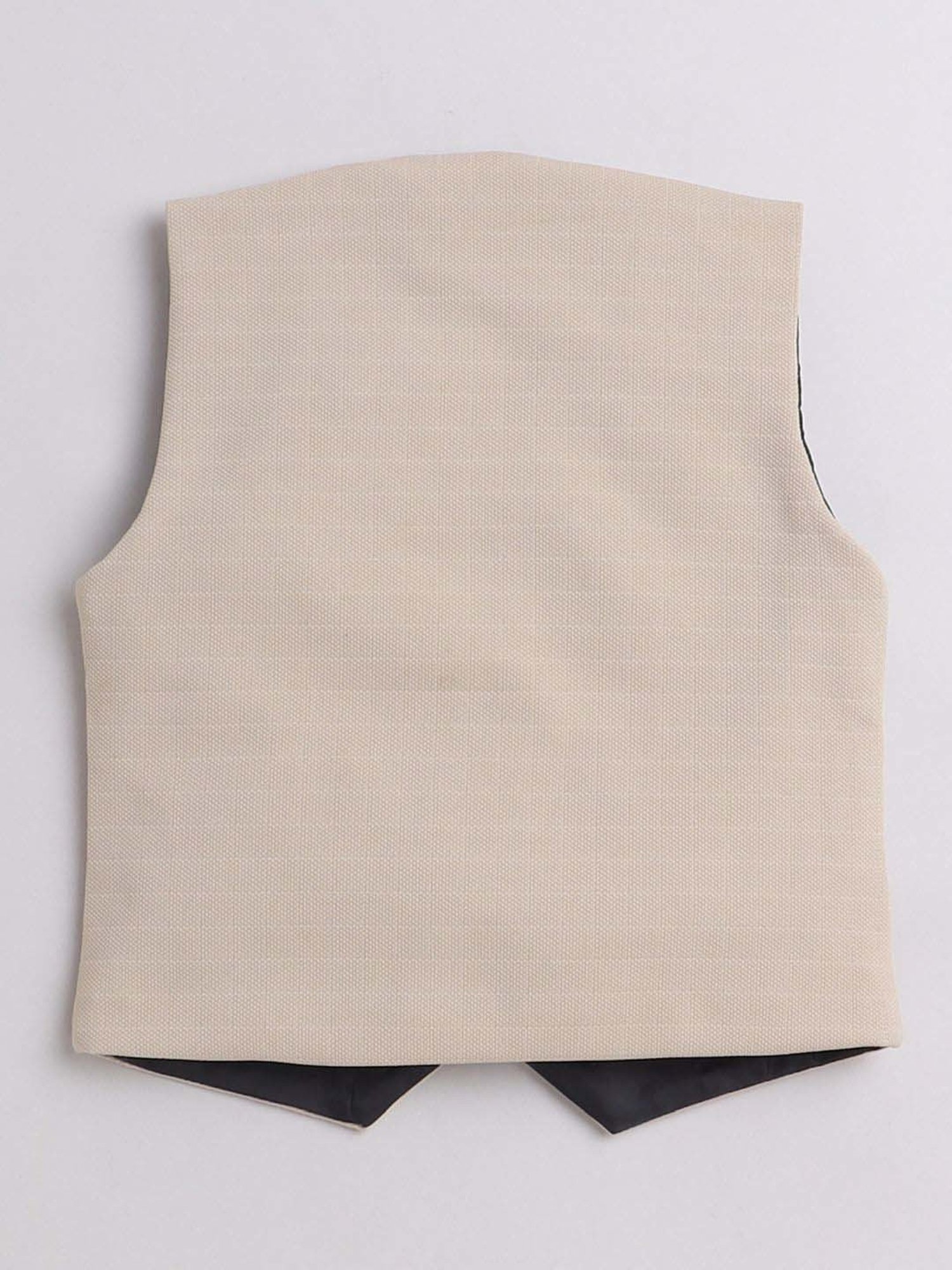 Fourfolds Boys Fawn Solid Full Sleeves Clothing Set