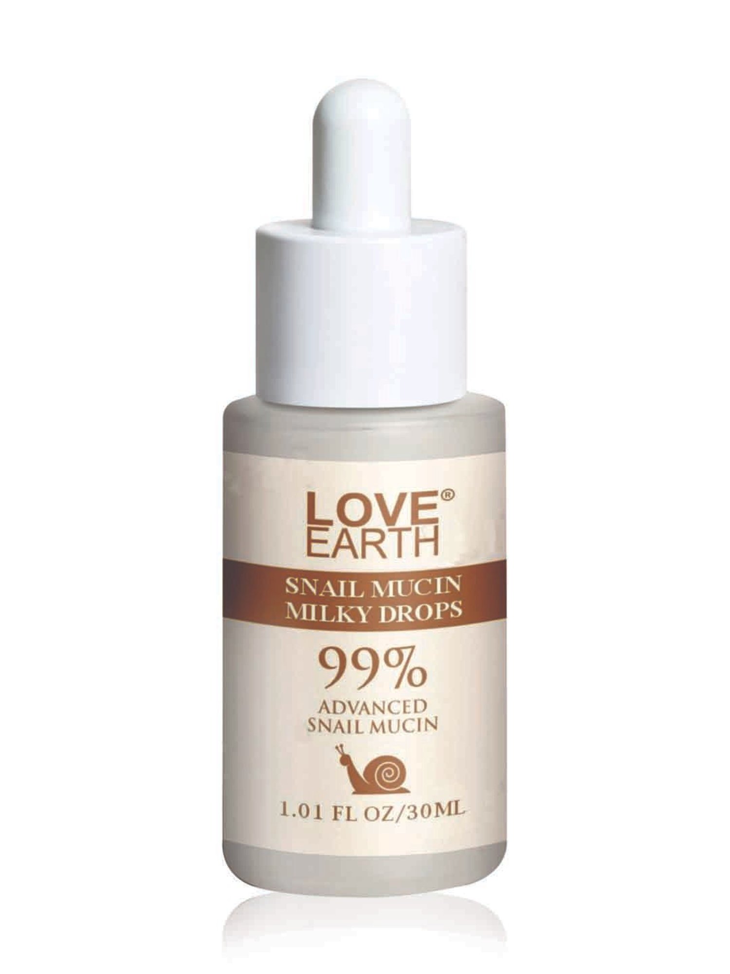 Love Earth Snail Mucin Milky Drops Face Serum - 30 ml