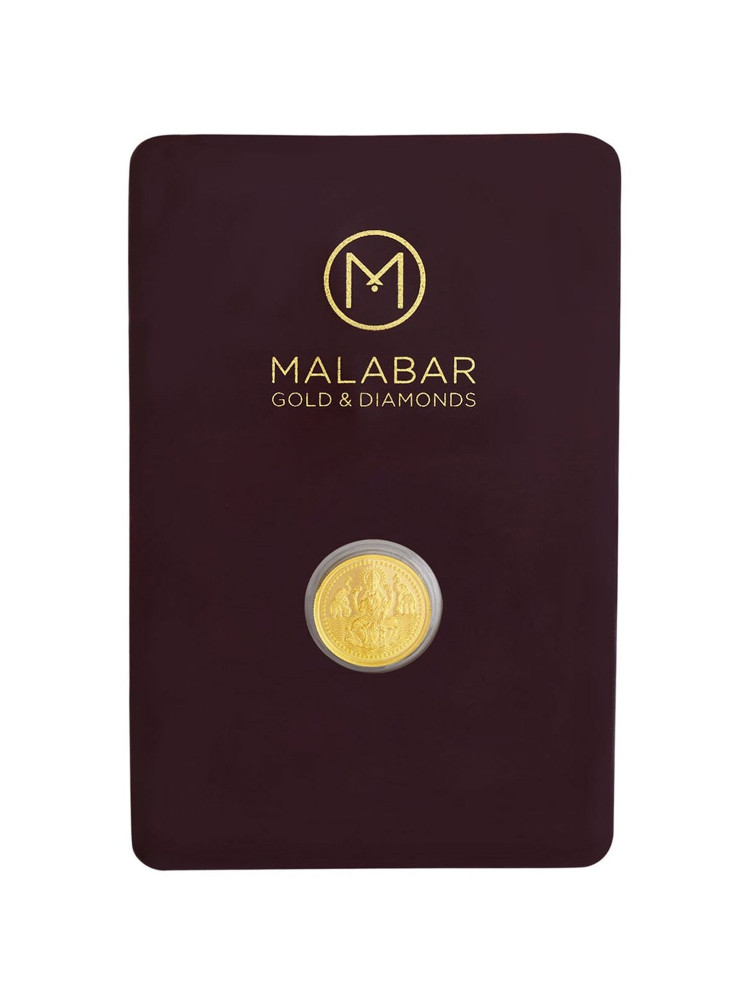 Malabar Gold and Diamonds 24k (999) 2gm Gold Coin