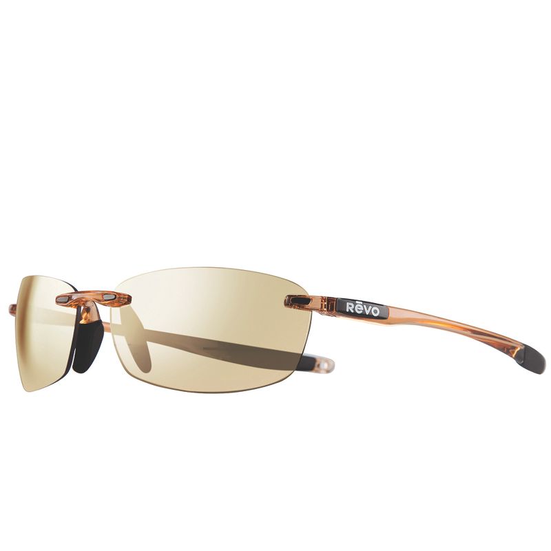 Revo Descend E RE 4060 10 CH Unisex Rectangle Polarized Sunglasses Blush 64mm