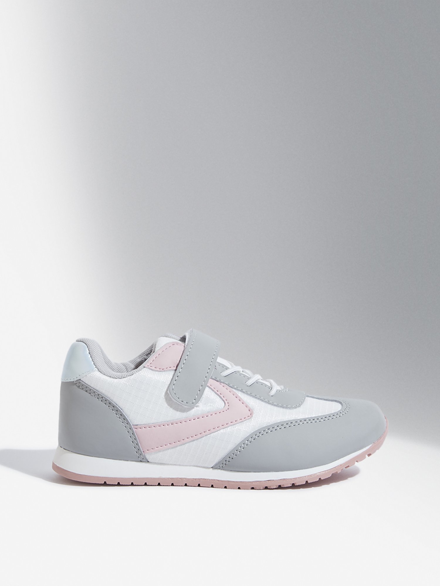 Yellow by Westside Pink Colour-Blocked Velcro Shoes