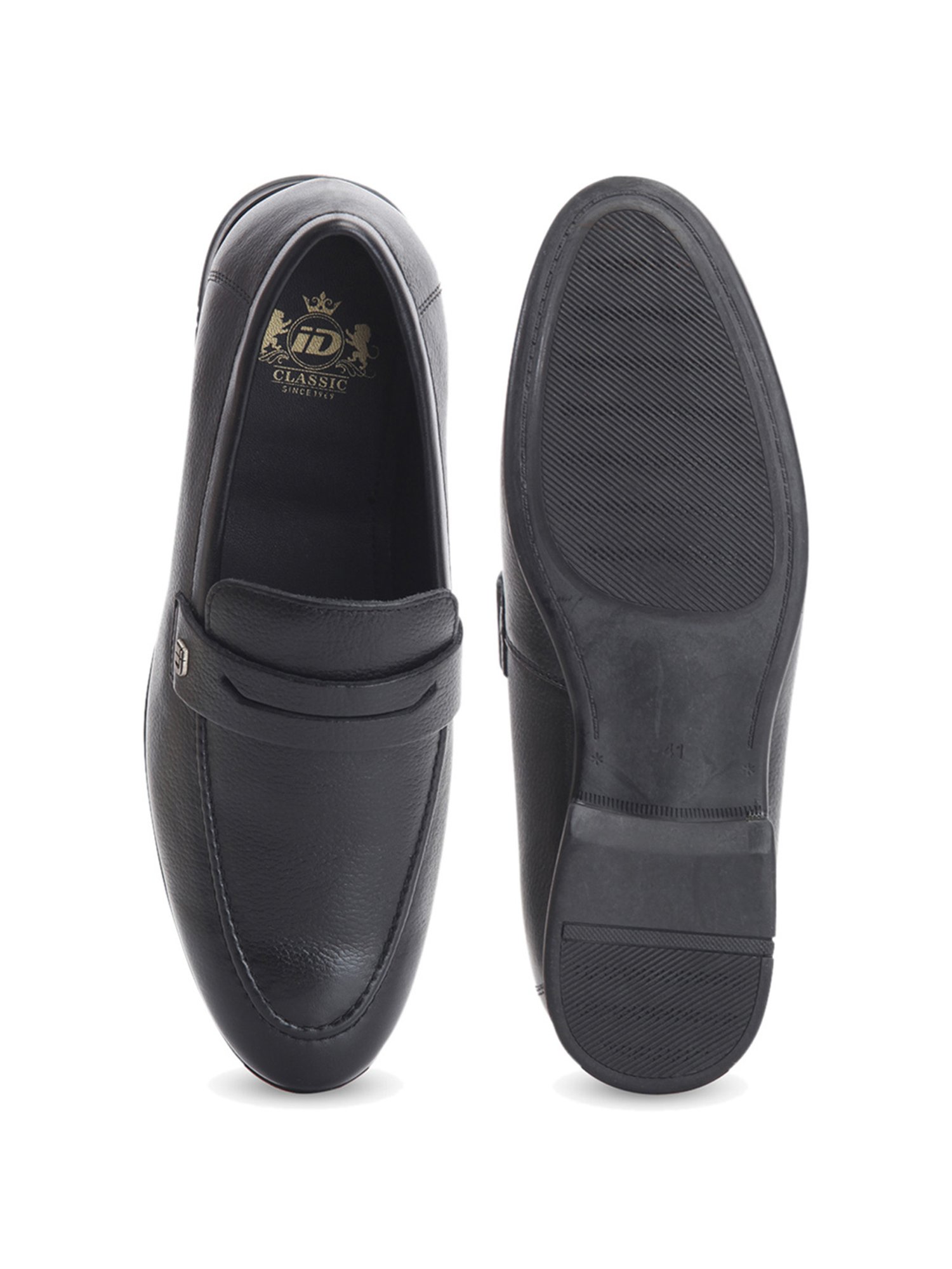 ID Men's Black Formal Loafers
