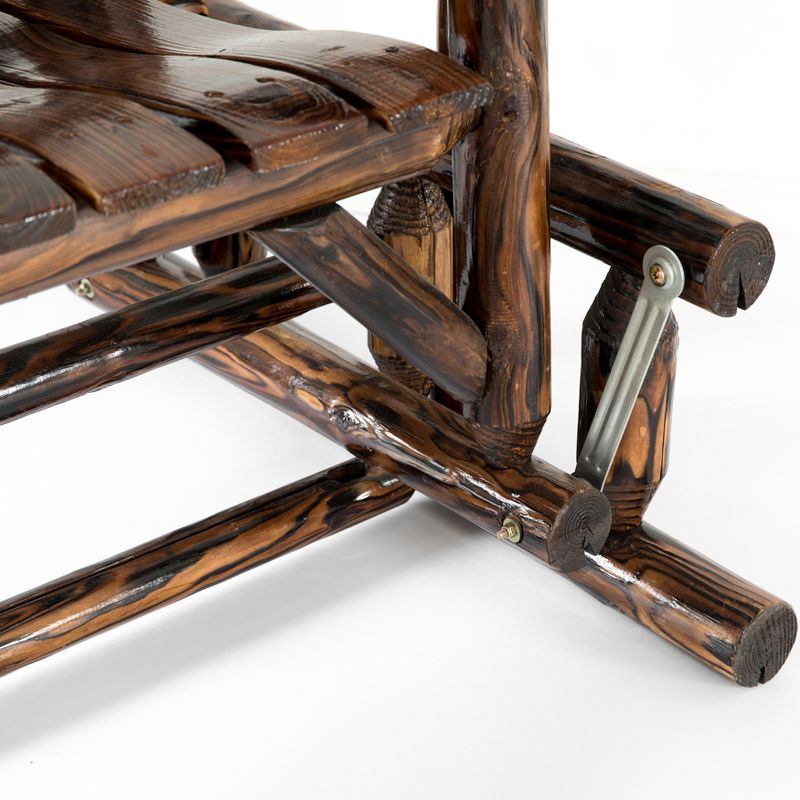 Wood Outdoor Bench in Natural Brown-Pemberly Row