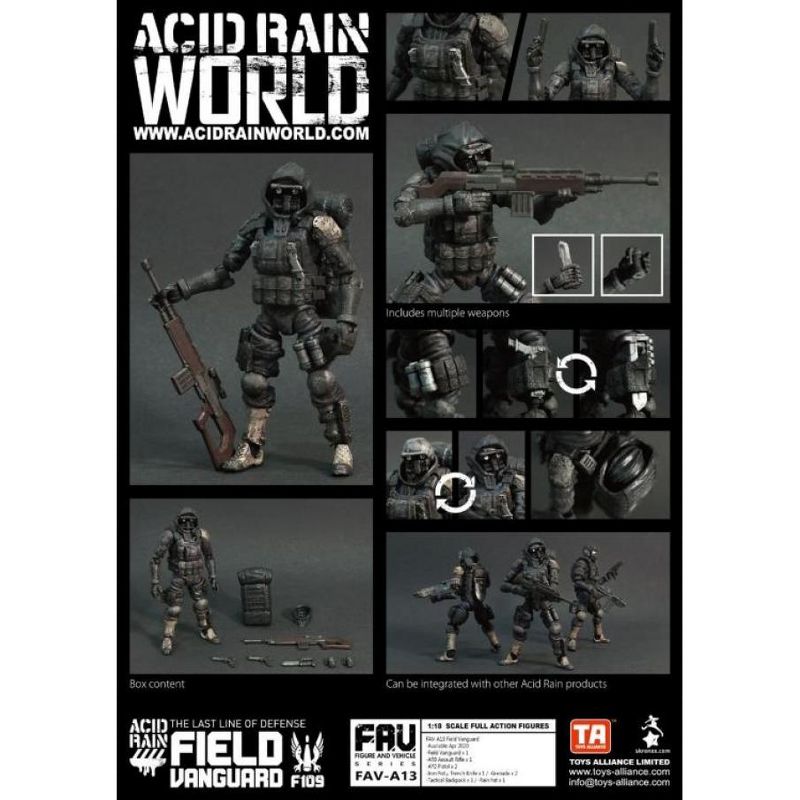 FAV-A13 Field Vanguard 1:18 Scale | Acid Rain Fav Action figures