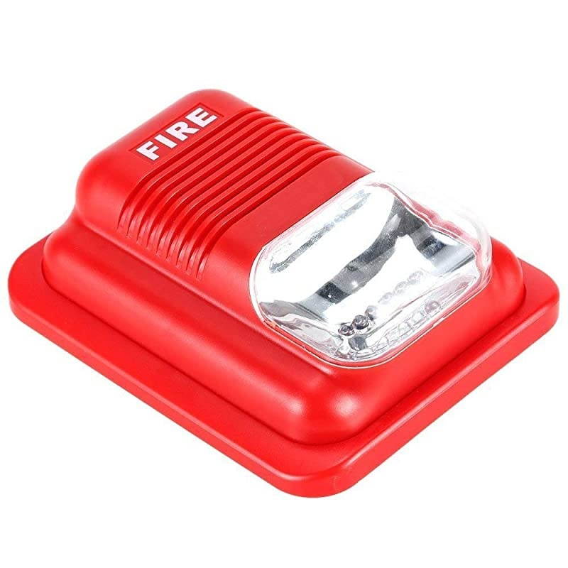 Fire Alarm Siren Strobe,Alarm SIiren Horn Home Security Safe System for House, Office, Hotel etc First Aid Emergency Situation