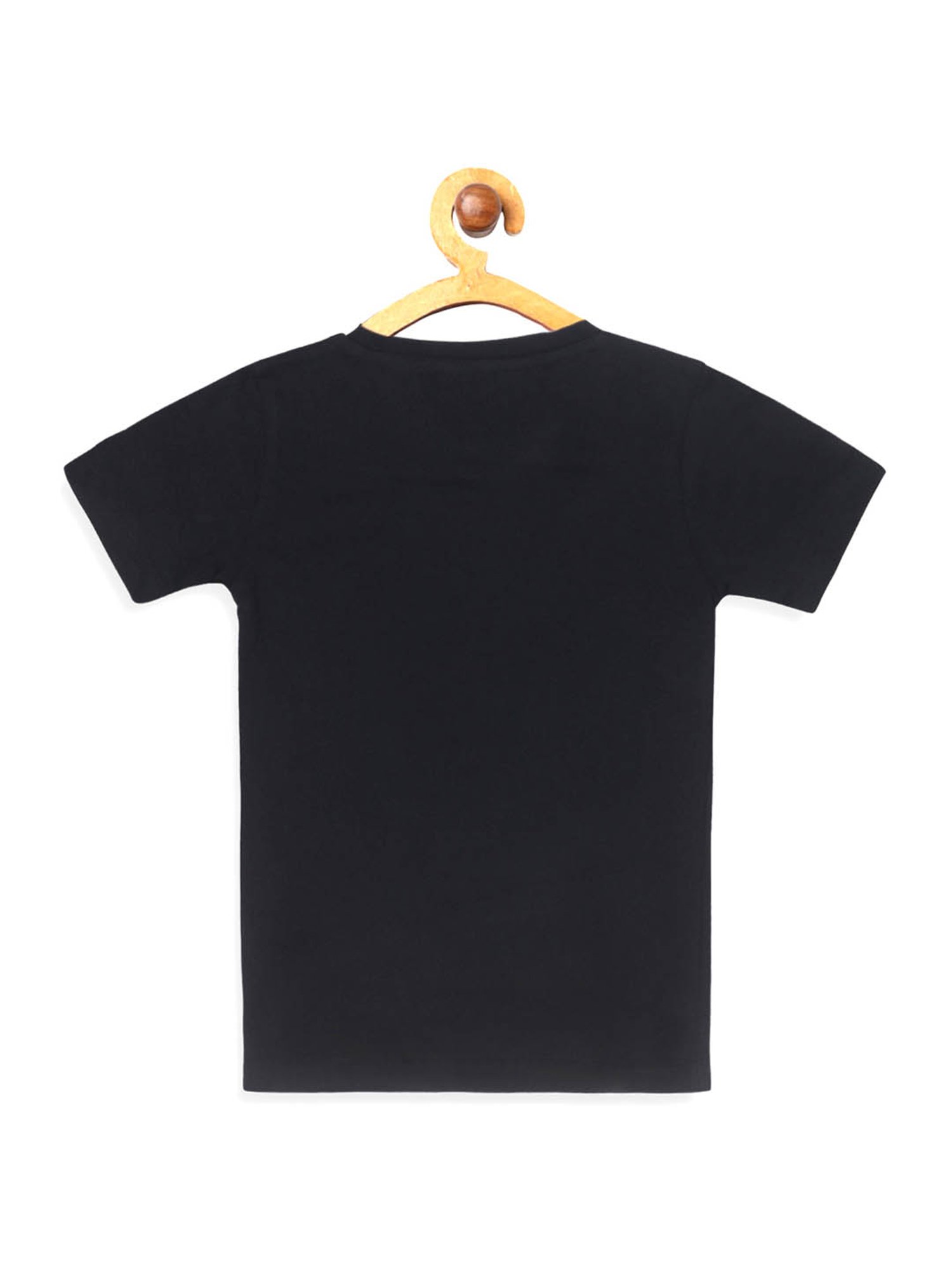 Lazy Shark Kids Black & Grey Printed  T-Shirt with  Shorts