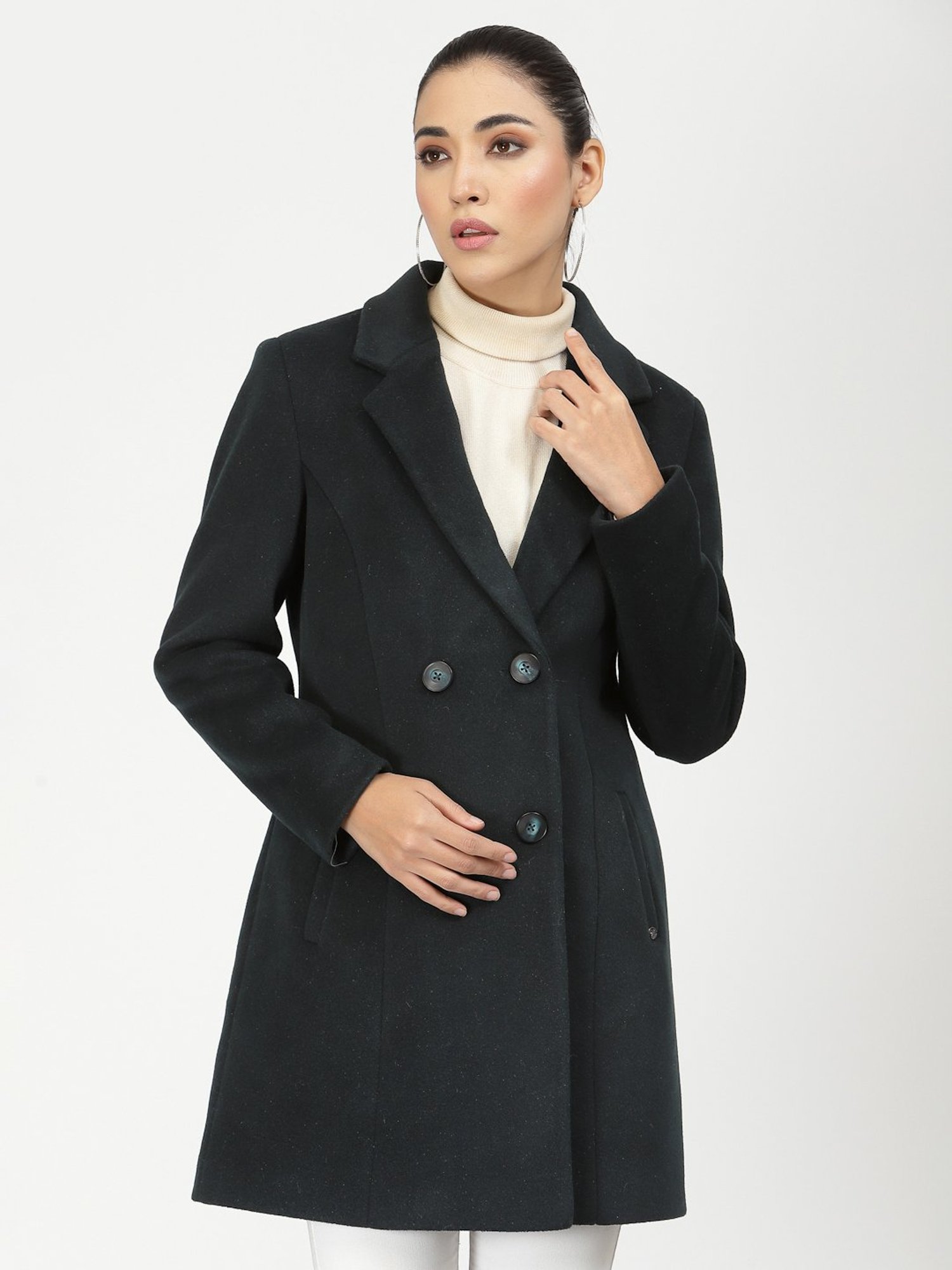 Juelle Dark Navy Over Coat