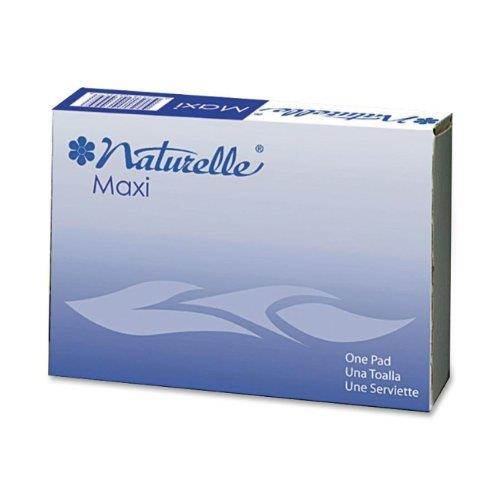 Naturelle 25130973 Stayfree Maxi Pad, Contoured Shape, Individually Wrapped - 250 / Carton - White