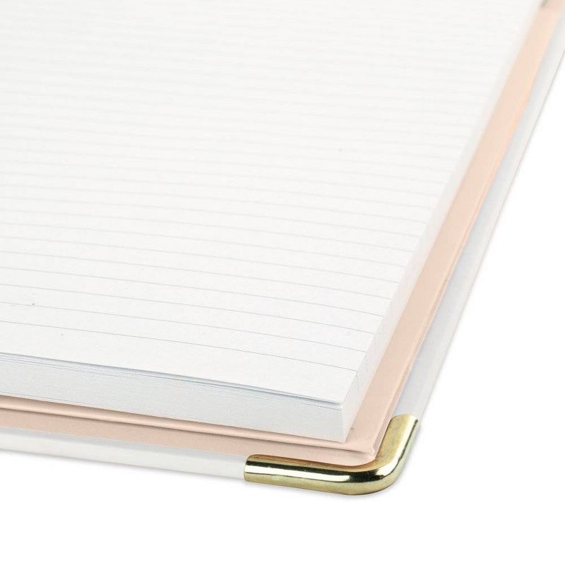 Clipfolio with Removable Legal Pad White with Gold Dots - Sugar Paper™