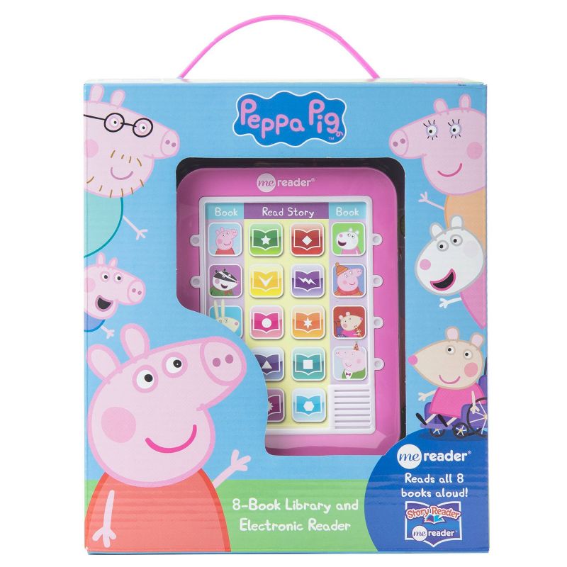 Pi Kids Peppa Pig Electronic Me Reader 8-Book Library Boxed Set