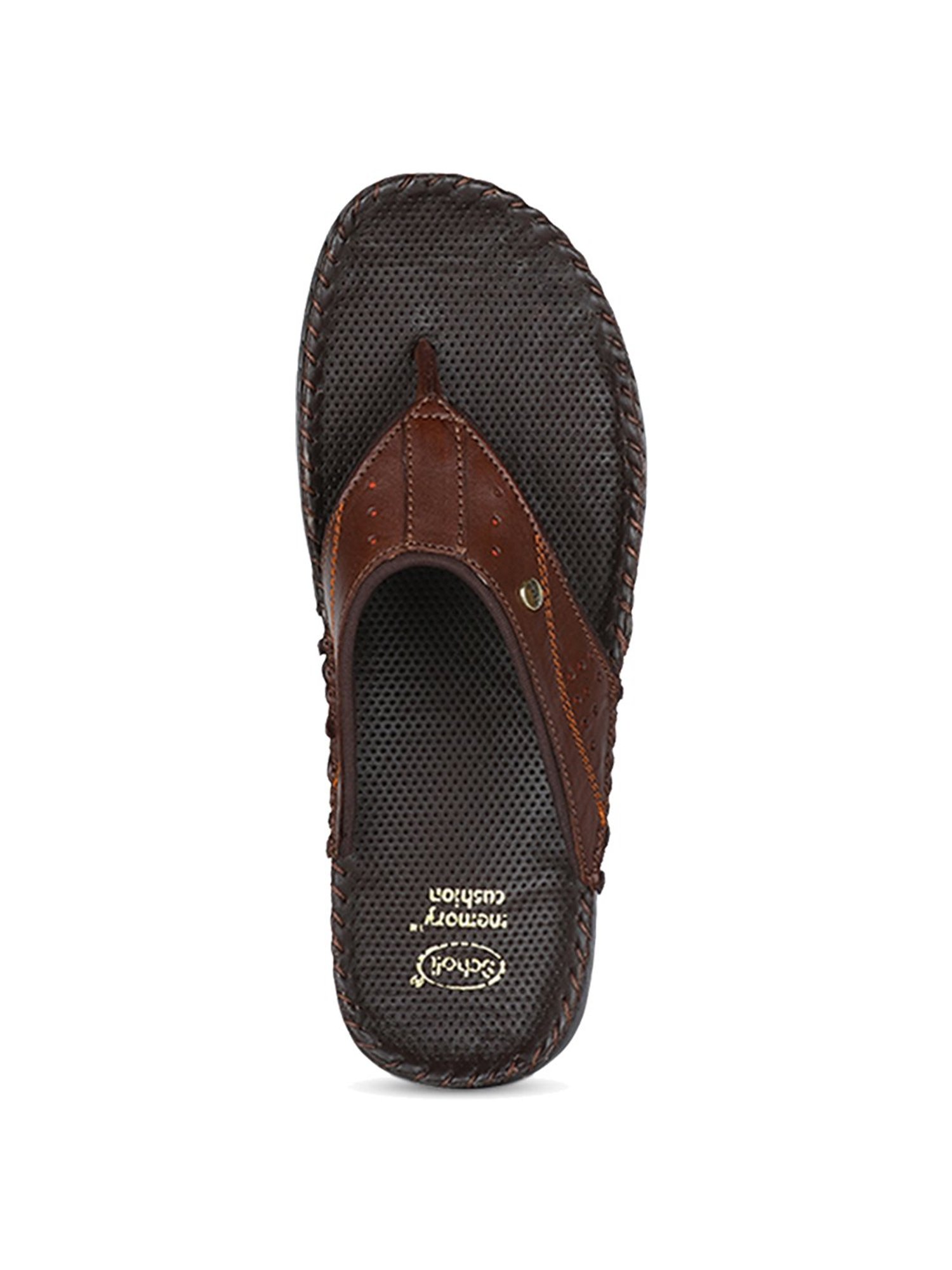 Scholl by Bata Men's Ted Brown Thong Sandals