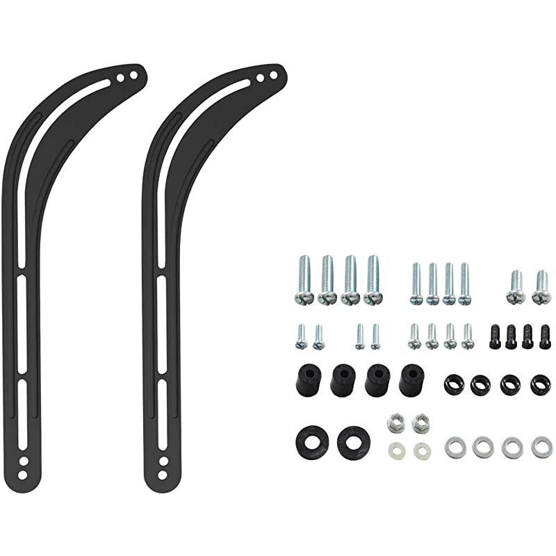 Universal Sound Bar Mount Bracket for Mounting Above or Under TV, Fits 32 to 70 inch TVs, 33 lbs. Weight Capacity (SBR201), Black