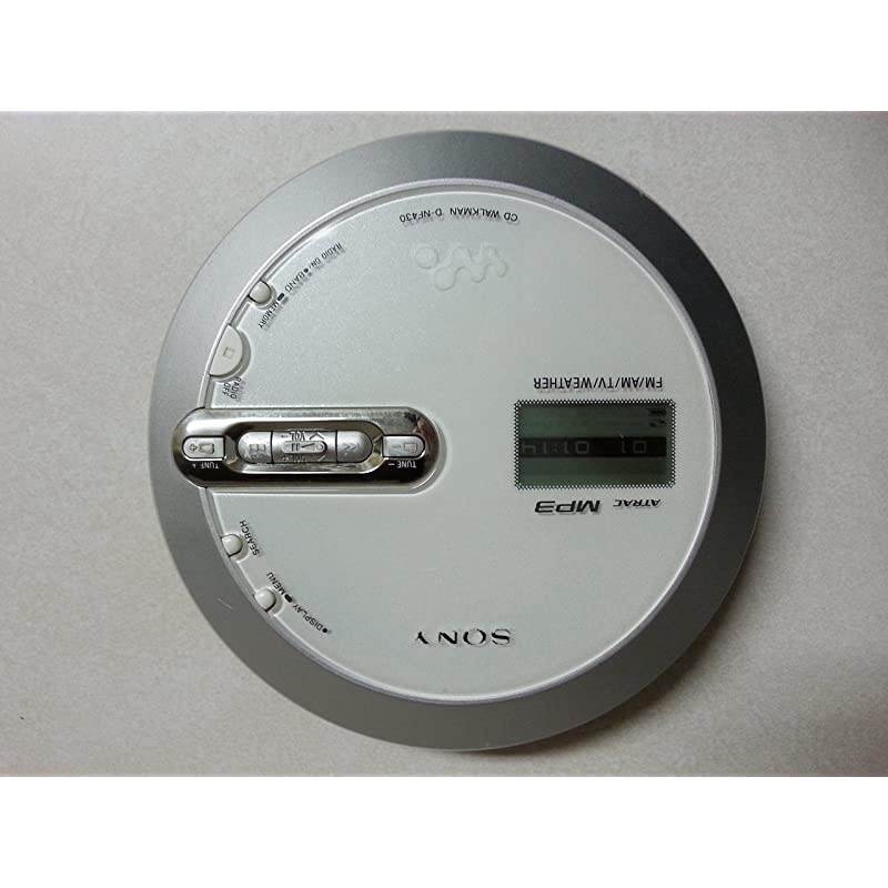 DNF430 MP3ATRAC CD Walkman Portable Compact Disc Player with AMFMTVWeather Digital Tuner