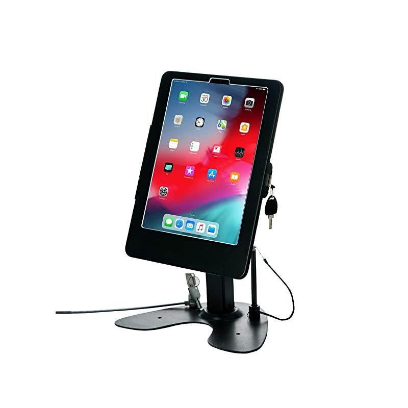 Dual Security Kiosk Stand for 11-inch iPad Pro, Black