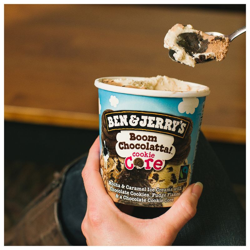 Ben & Jerry's Ice Cream Boom Chocolatta! Cookie Core - 16oz
