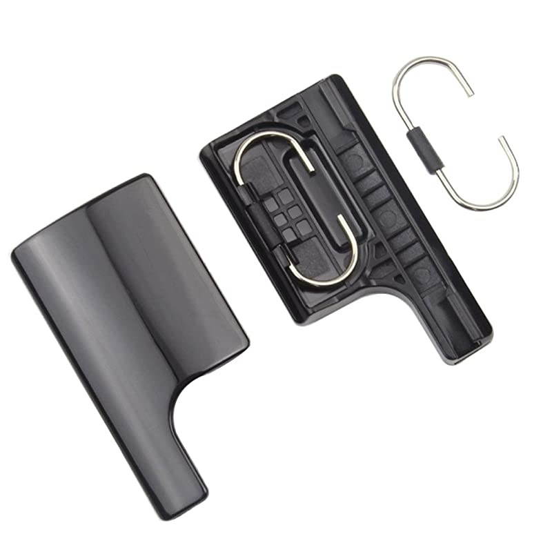 Smooth Surface Plastic Latch Rear Snap Waterproof Housing Case Snap Lock Buckle Replacement for Gopro Hero 4 3+ Housing Skeleton Black