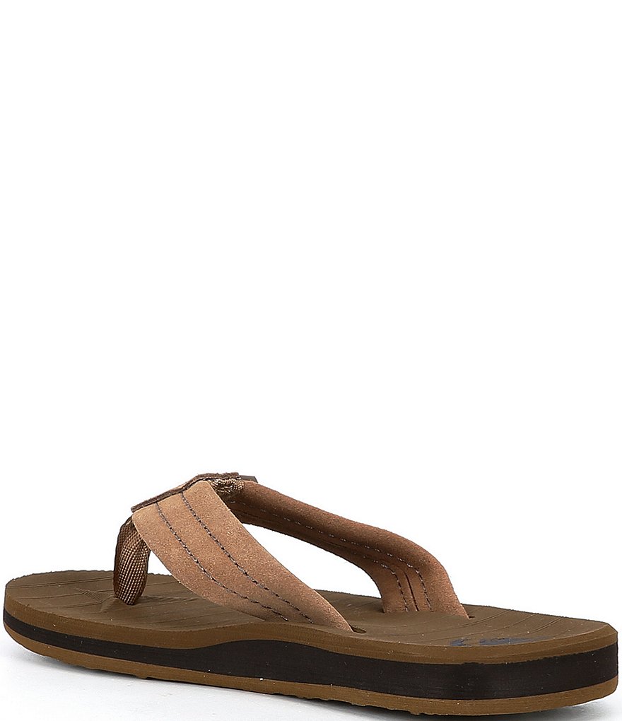 Quiksilver Boys' Carver Suede Flip Flops (Youth)