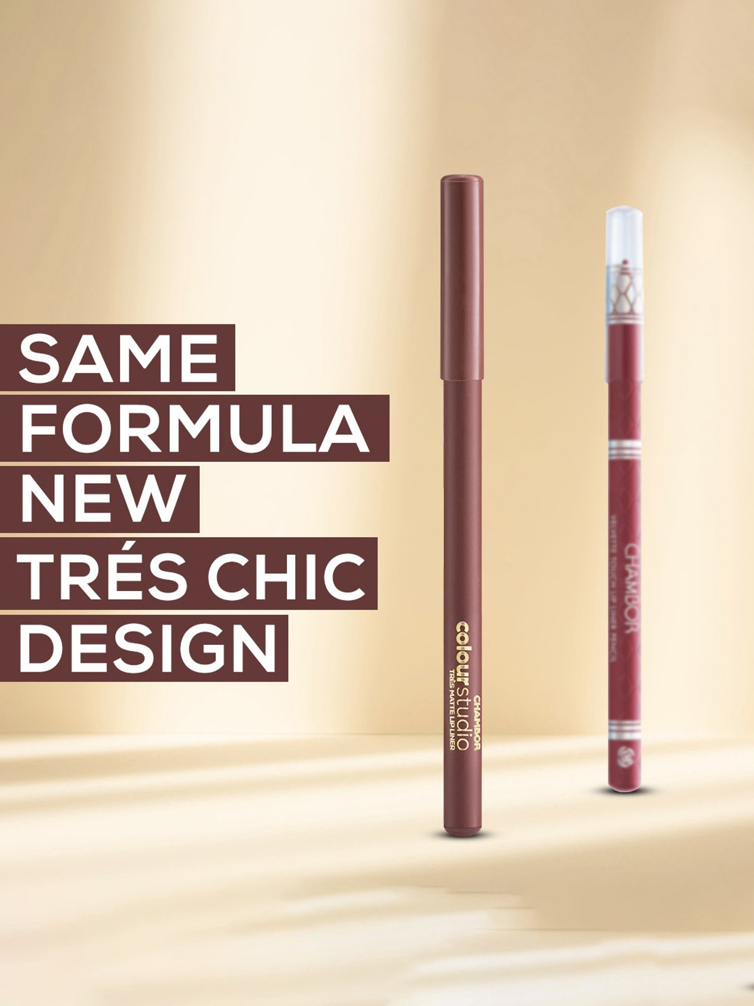 CHAMBOR Colour Studio Tres Matte Lip Liner 01 Sierre Cedar - 1.14 gm