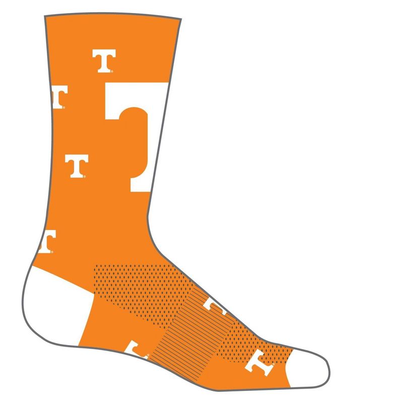 NCAA Tennessee Volunteers Men's Madness Crew Socks 10-13