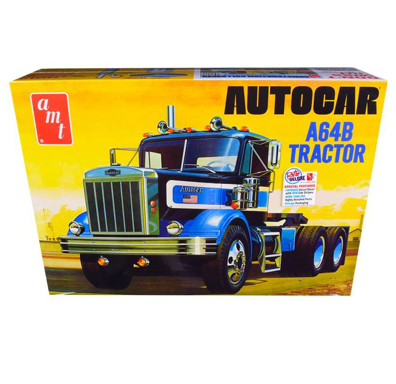 Skill 3 Model Kit Autocar A64B Tractor 1/25 Scale Model by AMT