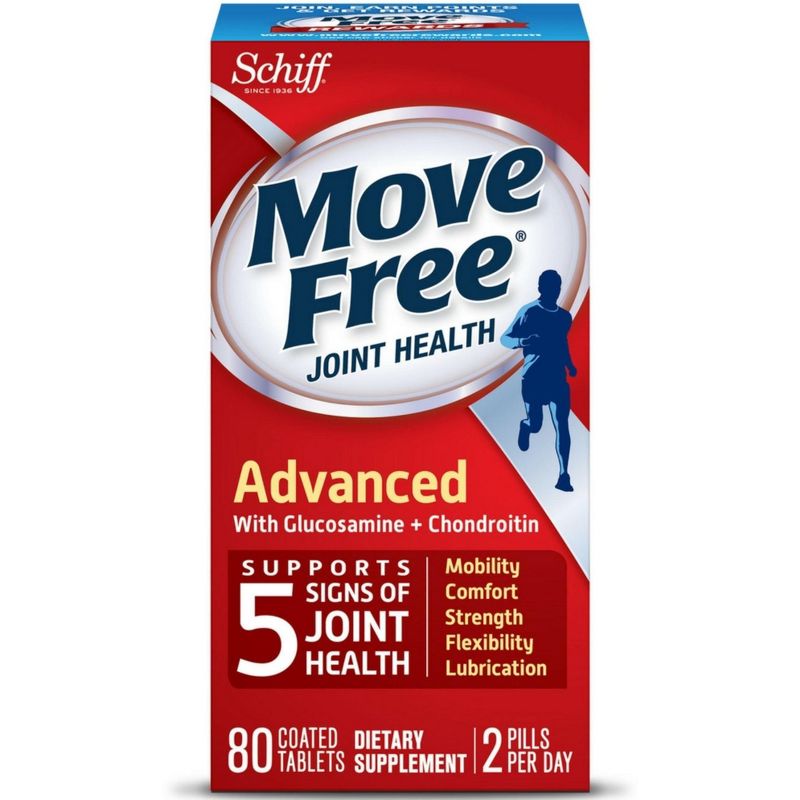 Move Free Advanced, Joint Health Supplement with Glucosamine and Chondroitin 80 ct