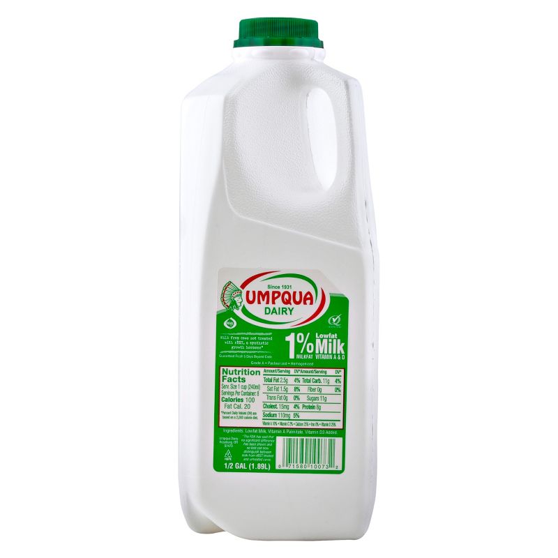 Umpqua 1% Milk - 0.5gal