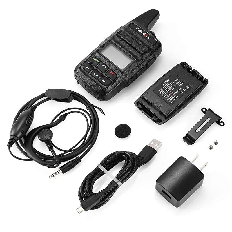 GD73A UHF DMRAnalog Two Way Radio 2 Watts Ham Radio for Beginners with Dual Time Slot 3600mAh Battery USB Charging Programming Compact Long Range Walkie Talkie