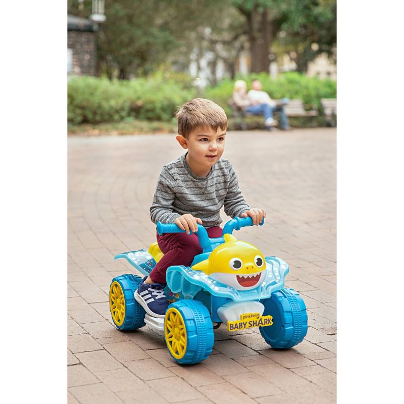 Dynacraft 6V Baby Shark Quad Powered Ride-On