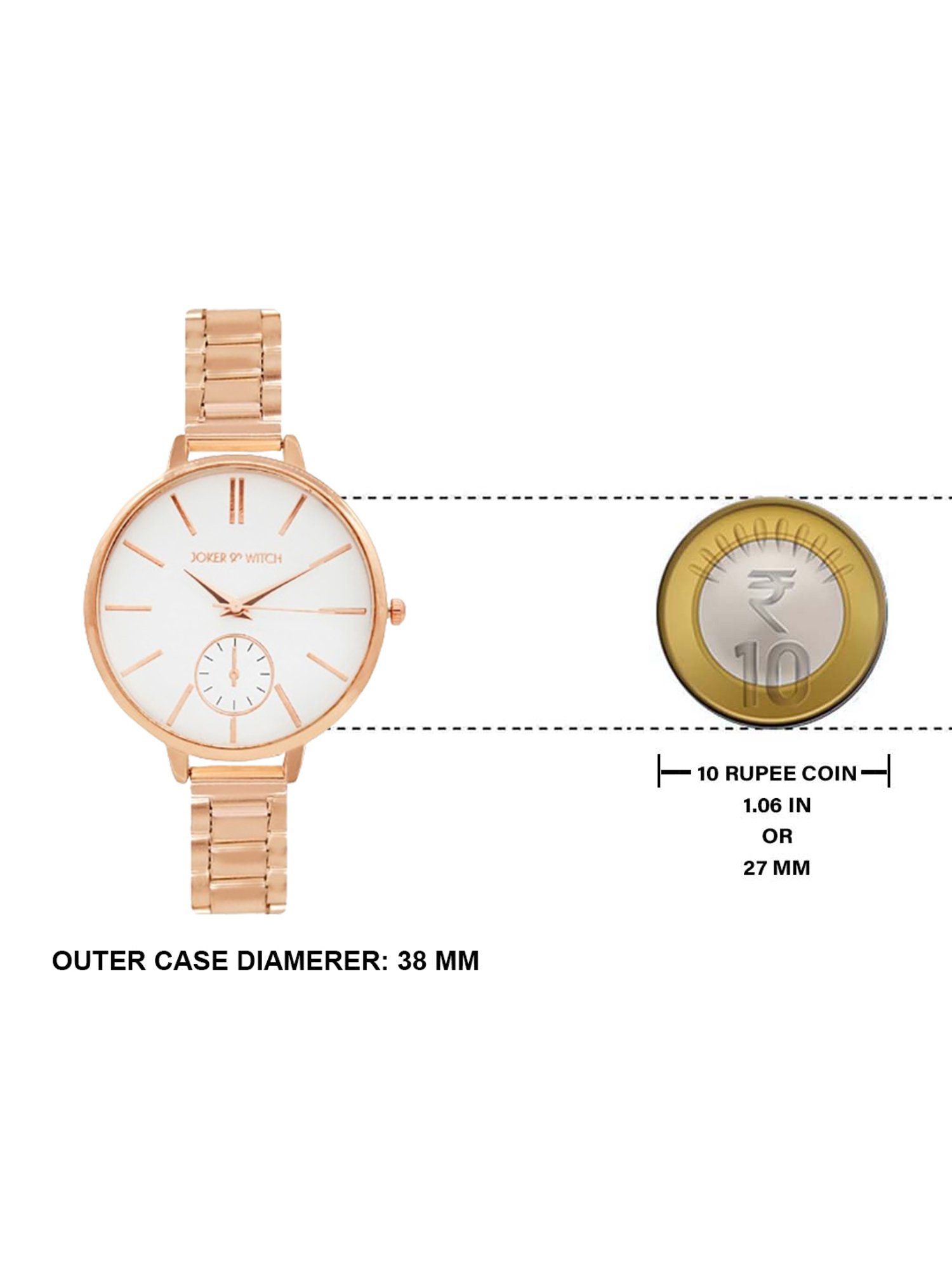 Joker & WItch JWLT582 Analog Watch for Women With Ring, Bracelet