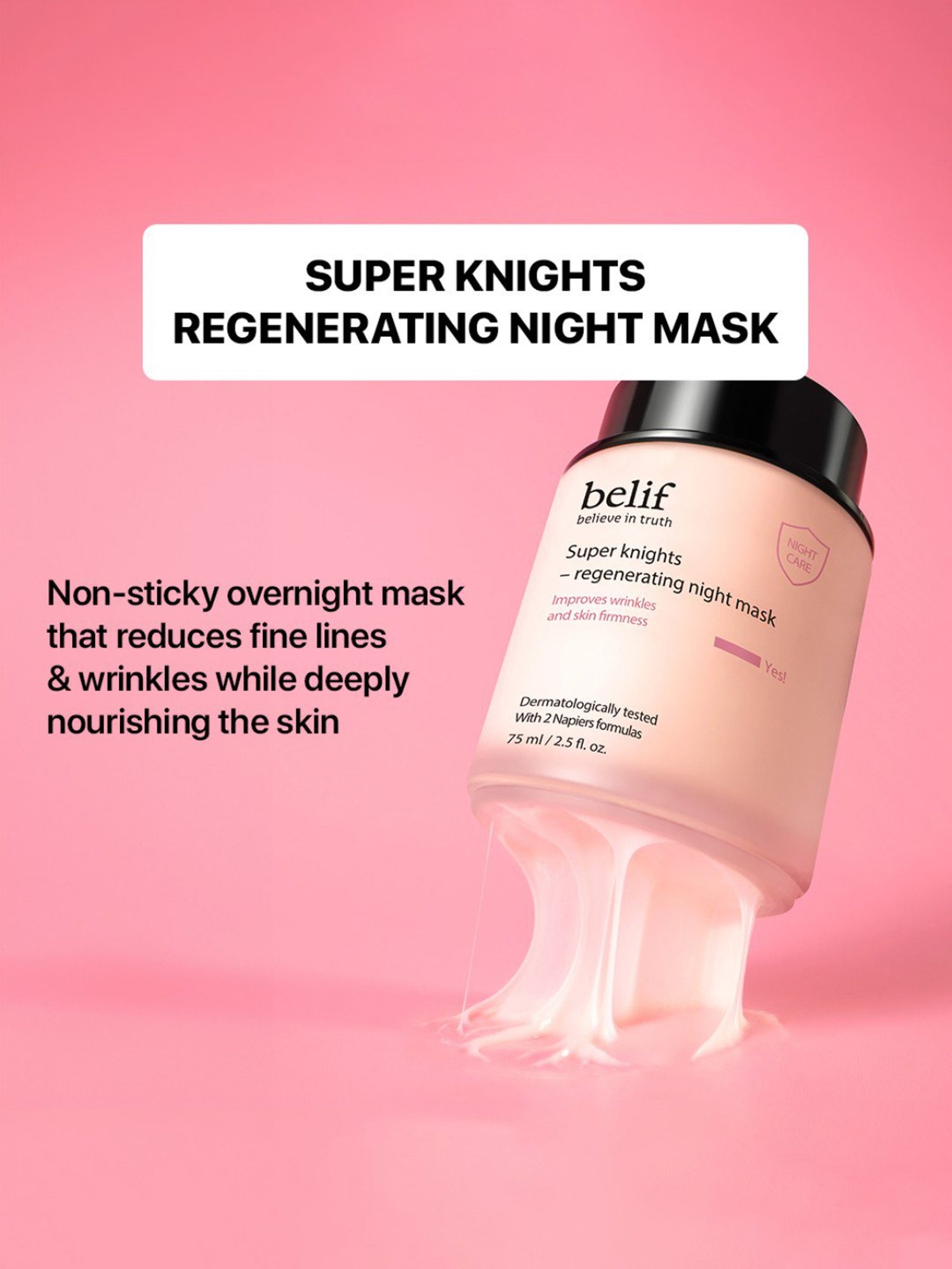 Belif Super Knights - Regenerating Night Mask - 75 ml