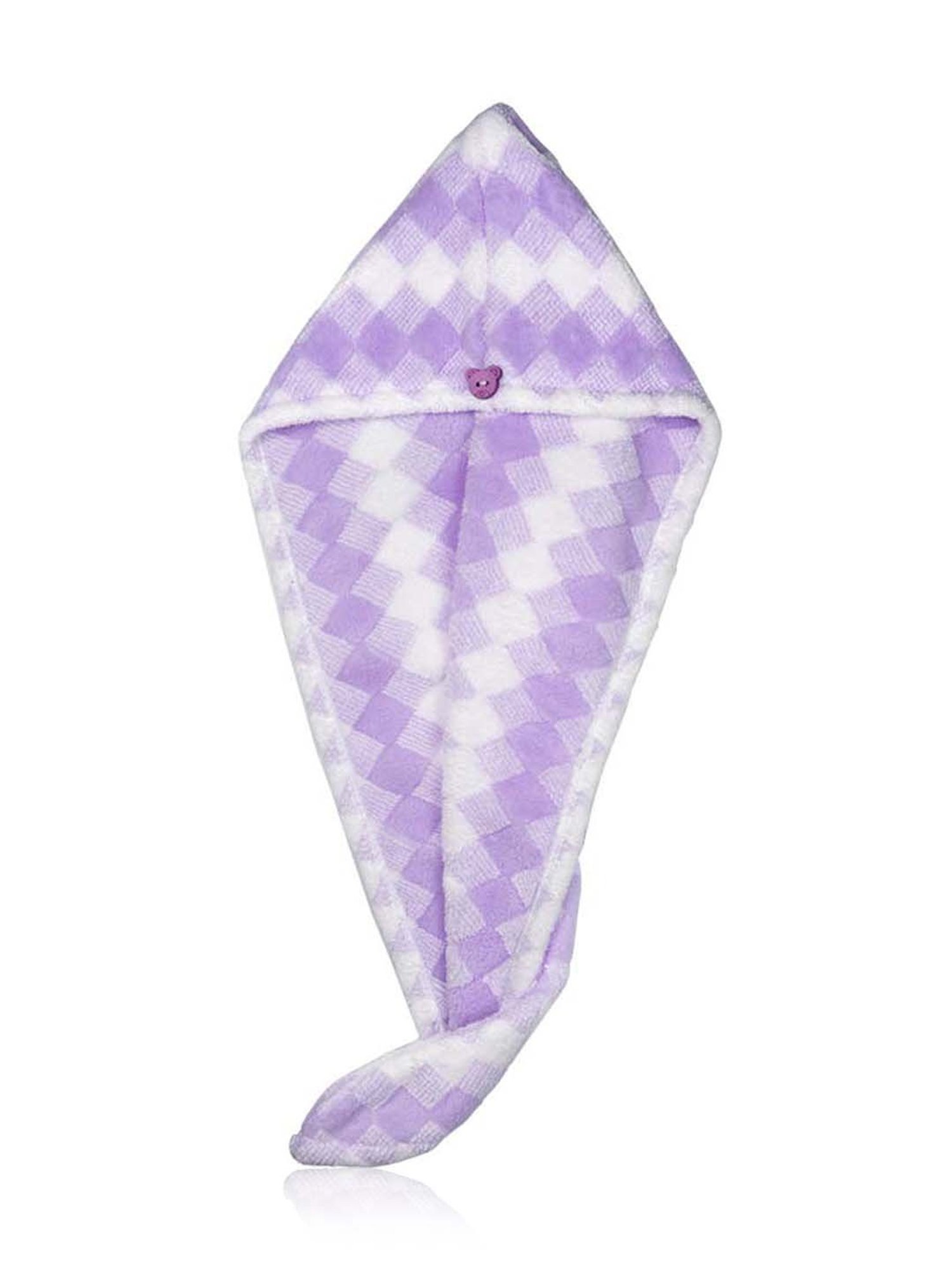 Streak Street Microfiber Hair Wrap Towel Gradient Puprle