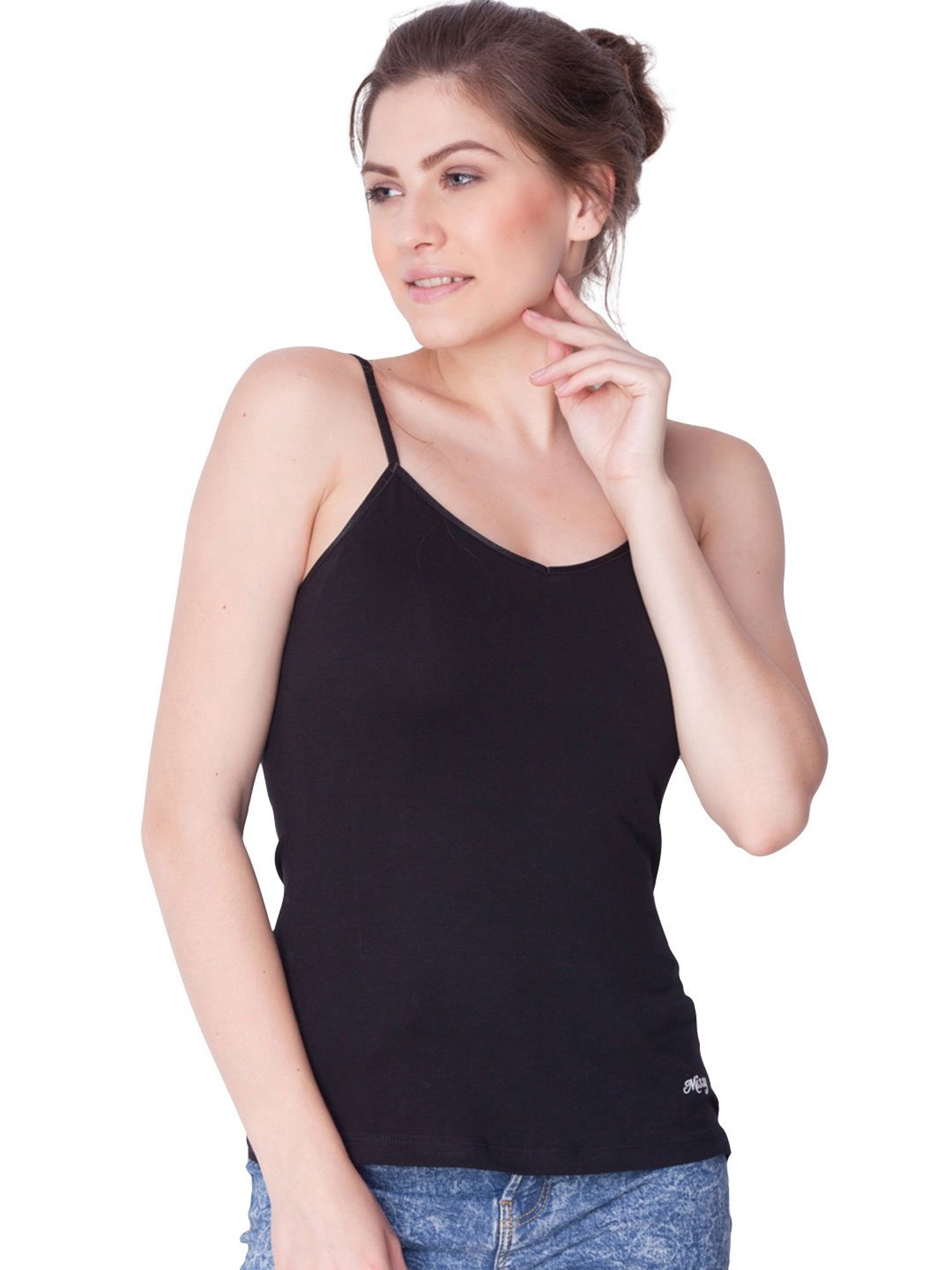 Enamor White Non-Padded Camisole