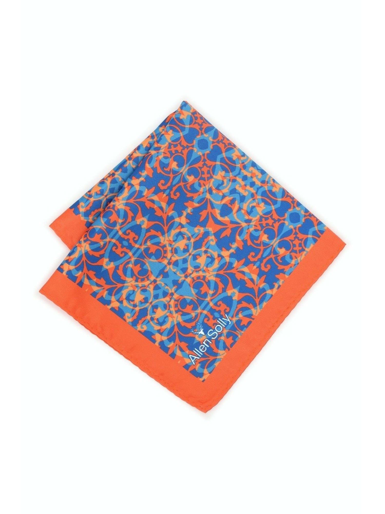 Van Heusen Green Printed Pocket Square